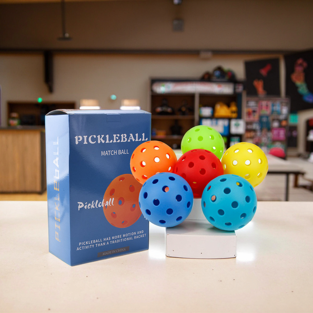 40-Hole Edgeless Pickleball Balls More Durable Professional & Elastic Competition-Specific