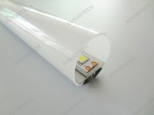 ระงับความกว้าง30มม. อลูมิเนียมโปรไฟล์นำแถบแสงฝาครอบพลาสติก - Product Image 5