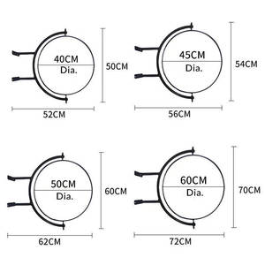 مضيئة مخصصة 3D في الهواء الطلق الدورية أدى مضيئة علامة الاكريليك للإعلان - Product Image 2