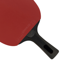 Bonne raquette de tennis de table pour débutants, caoutchouc de tennis de table de qualité approuvé, bois noir