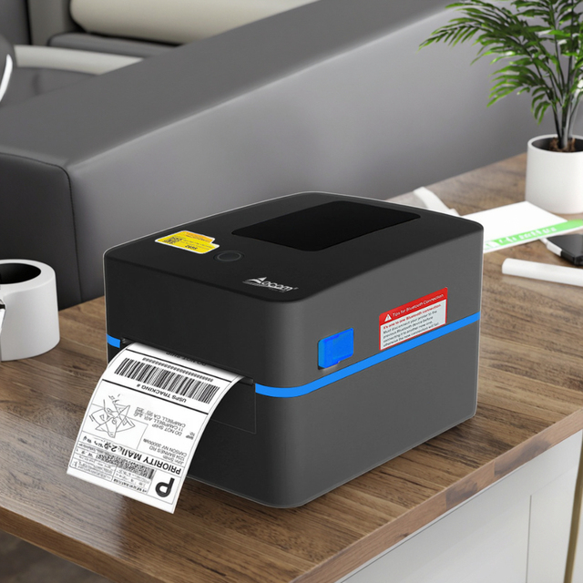 Mini Thermal Printer Portable Label Print Printer for Shipping Stickers and Barcodes