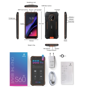 Blackview – Smartphone OSCAL S60 Pro, Version globale, téléphone <span class=keywords><strong>portable</strong></span> robuste 4G LTE Android, étanche à la poussière <span class=keywords><strong>et</strong></span> aux chocs - Product Image 3
