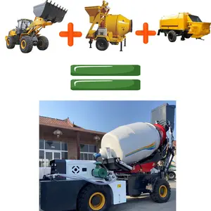 JZC 350 mesin pengaduk beton beban otomatis industri Mobile Harga mempertahankan Mixer sederhana Mixer beton Diesel