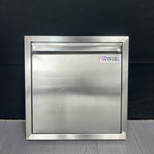VICTORY comercial de acero inoxidable de una sola puerta al aire libre Cocina Barbacoa isla restaurante y hotel suministros con puerta de armario integrada - Product Image 1