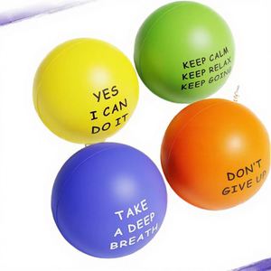 Custom Logo Stress Ball-Promotional <b>Gift</b> for Welcome Events Tradeshow Giveaways PU Material Silk Screen Printing Anti-Stress - Product Image 3
