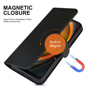 Luxe daim doux peau ECO recyclé en cuir végétalien portefeuille à rabat téléphone couverture arrière étui pour Samsung Galaxy <span class=keywords><strong>Xcover</strong></span> <span class=keywords><strong>5</strong></span> 6 Pro 7 étui - Product Image 5