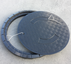 공장 가격 CO900mm 맨홀 커버 유럽 휘발유 스테이션 용 복합 하수도 맨홀 커버 및 프레임 - Product Image 3