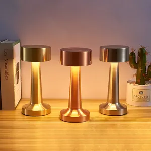 Nordic Modern Luxury Weihnachts dekorationen Licht wiederauf ladbare Restaurant Tisch lampen Home Decor Nachttisch lampe