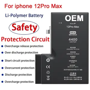 4400mAh Li-ion replacement rechargeable i mobile cell phone battery for iphone 12 pro max 13 x xr xs 11 7 6 11 8 13 plus 6s mini