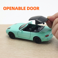 Nouvelle Voiture de Sport MX-5 Miata en Alliage Métallique Moulé sous Pression à l'Échelle 1/36 avec Phares Escamotables, Modèle Réduit à Tirer en Arrière, Cadeau pour Enfant