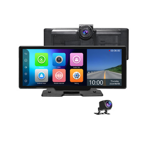 10.26 \ "2.5K không dây xe chơi Android <span class=keywords><strong>Auto</strong></span> xách tay màn hình điều hướng kép phía sau phía trước ghi DVR GPS GPS đảo ngược Viện trợ - Product Image 2