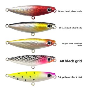 Vente en gros <span class=keywords><strong>Leurre</strong></span> de pêche artificiel rigide en ABS, <span class=keywords><strong>flottant</strong></span>, type Minnow Pencil, avec mouvement Zig-Zag Dog Topwater, 48mm/18g, à hameçon triple, <span class=keywords><strong>Rapala</strong></span> - Product Image 1