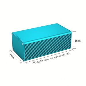 Caja de Aluminio para Proyectos Electrónicos, Disipador de Calor, Carcasa de Aluminio Extruido Anodizado, Caja de Aluminio para Proyectos Electrónicos - Product Image 6