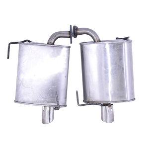 Горячая распродажа! Выхлопные трубы из нержавеющей стали, глушитель для Subaru Forester, двойной задний глушитель - Product Image 2