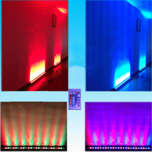 ไฟส่องผนังคุณภาพสูงสำหรับภายนอกอาคาร DMX512 RGB สำหรับภายในอาคาร Bar Rgbw Ip67 Ip65 24W 36W 48w ไฟล้างผนังแบบเส้นตรง ไฟ LED Wall Washer - Product Image 6