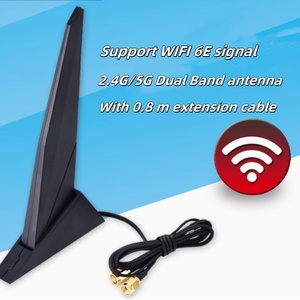 Antenne WiFi <span class=keywords><strong>6</strong></span> 6E externe à base magnétique pour carte mère de PC de bureau (Asus ROG Strix Z690/B460/B360/H610/H670/M13H/M12/M11) 2T2R - Product Image 3