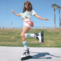 Produit phare : Patins à roulettes pour femmes et filles, nouveau design, patins à 4 roues confortables pour les sports de plein air