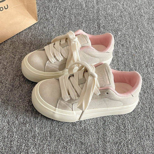 Baskets blanches polyvalentes à semelles souples, nouvelle collection printemps-automne 2026, chaussures décontractées à plateforme épaisse - Product Image 4