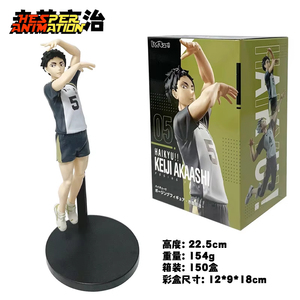 HESPER 3 Estilos 8-22CM <span class=keywords><strong>Haikyuu</strong></span> Oikawa Tooru Kotaro Bokuto Akaashi Keiji Figuras de <span class=keywords><strong>Manga</strong></span> Estatuas Figura de PVC Anime Juguetes de Regalo - Product Image 3