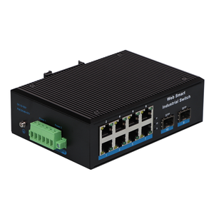 Thâm quyến nhà máy <span class=keywords><strong>10</strong></span>/<span class=keywords><strong>100</strong></span>/1000Mbps 8 cổng PoE RJ45 và <span class=keywords><strong>10</strong></span>/<span class=keywords><strong>100</strong></span>/1000Mbps 2 SFP cổng <span class=keywords><strong>Ethernet</strong></span> chuyển đổi quản lý - Product Image 4
