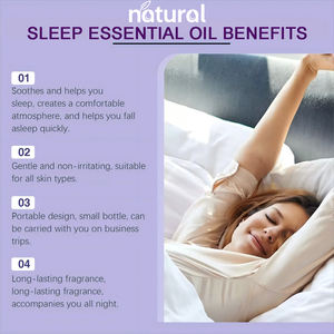 Spray de Almohada para Dormir Profundamente con <span class=keywords><strong>Ingredientes</strong></span> Orgánicos, Aceites Esenciales de Lavanda, Bruma para un Sueño Reparador, Relajación y Calma - Product Image 4