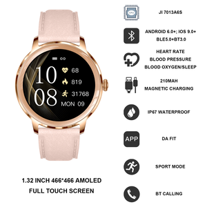 T50 Vòng Thông Minh Wach 7.9Mm Mỏng Cổ Tay Thông Minh Đồng Hồ Dây Đeo Cổ Tay Silicone Biểu Tượng Tùy Chỉnh Không Thấm Nước Smartwatch Cho Phụ Nữ - Product Image 4