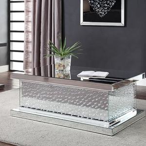 Sparkly di Cristallo Galleggiante Soggiorno Mobili A Specchio Da Tavolo Da Caffè - Product Image 1