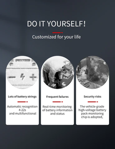 JBD 3S 4s 7S 8S 14S 16S 17S 20S 21S 24S 28S Bms板48V 36V 24V 12V Lifepo4电池平衡BMS 60A 80A 100A 120A - Product Image 5