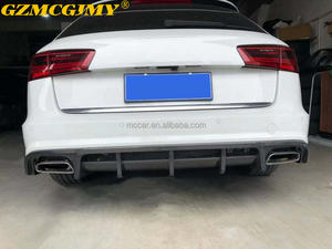 15-18 ans S6 Travel Edition adapté pour Audi A6SLINE A6 Avant <span class=keywords><strong>ABT</strong></span> diffuseur arrière en fibre de carbone A6 pare-chocs de voiture - Product Image 6