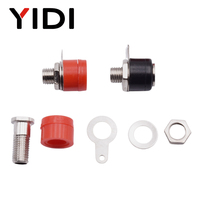 Connecteur de borne de raccordement YIDI, prise banane rouge et noire, borne de connexion 4 mm, cuivre nickelé, adaptateur femelle, connecteur 5A 250V, haut-parleur audio