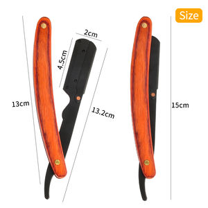 Rasoir manuel transfrontalier pour hommes lame pliante support de rasoir changeant outil en forme de tête d'huile rasoir de coupe bricolage <span class=keywords><strong>à</strong></span> la maison - Product Image 2