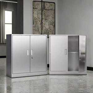 Cerradura de llave de casillero de acero de 2 puertas, duradera, personalizada, diseño moderno para escuela, taller, Hotel, uso al aire libre, estructura segura golpeada - Product Image 3