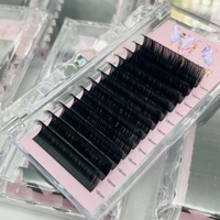 Extensions de cils Super Doux Effet Volume Intense, Bouquets de Cils Préformés 5-25mm Toutes Tailles, Fournitures pour la Beauté des Yeux, Extensions de Cils Faciles à Poser