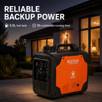 Générateur onduleur 1,8 kW 79,7 cm³ OHV à onde sinusoïdale pure <3% THD 5h CE PSE JP EU OEM Vente en gros
