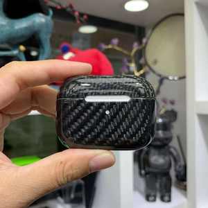 Funda de fibra de carbono Real para Apple <span class=keywords><strong>Airpods</strong></span> <span class=keywords><strong>pro</strong></span>, funda para auriculares Airpod <span class=keywords><strong>pro</strong></span> de segunda y tercera generación - Product Image 1