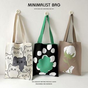 Bolso de Hombro de Punto con Diseño de Panda de Dibujos Animados, Bolso Tote de Ganchillo Floral para Mujer - Product Image 2