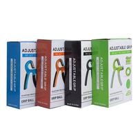 Ensemble de 5 entraîneurs de force de préhension en silicone réglables, professionnels, personnalisables en couleur et logo, pour la vente en gros