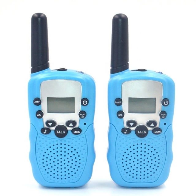 Outdoor Camping Games Handheld Twin Talker Walkie Talkies 22 Channels 2-Way Radio Kids' LCD Flashlight Walkie Talkie 2 Pcs
