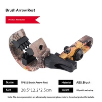 JIZHAN Factory Direct High Precision Aluminum Compound Bow Brush Arrow Rest 4-Way Adjustable Camo Archery Equipment Support