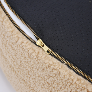 Удобные кровати для собак круглой формы с высокой стенкой, на заказ, кровать для собак с прочной тканью и съемным моющимся покрытием - Product Image 4