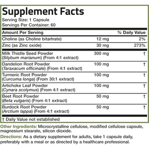 Non-OGM 60 Capsules végétariennes Nettoyage et désintoxication du foie Complément de désintoxication du foie Detox Soins de santé Suppléments - Product Image 4