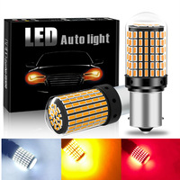 Nouvel éclairage LED pour voiture : clignotant, feu stop, feu de recul 1156 144SMD 3014 haute luminosité 12V 5W avec décodeur courant constant anti-étincellement
