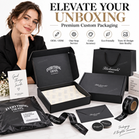 Boîte postale pliable en carton noir personnalisée en gros pour les envois cosmétiques et la livraison de cadeaux boîtes postales d'expédition en carton