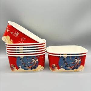 Recipientes Desechables Rectangulares y Cuadrados para Ensaladas, Impresos Personalizados de Alta Calidad, para Comida para Llevar o Sushi - Product Image 1