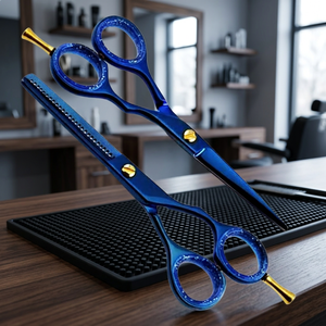 Tijeras de Peluquería Profesionales ASAP de Acero Inoxidable con Alto Contenido de Carbono, Estilo Personalizado con Logotipo, Tensión Ajustable - Product Image 3