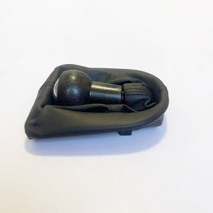 Pomo de palanca de cambios de cuero para coche Citroen con cubierta antipolvo para transmisión manual - Product Image 2