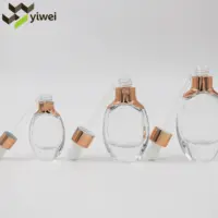 Hoge Kwaliteit 15Ml 25Ml 50Ml 100Ml Luxe Huidverzorging Serum Dropper Flessen Essentiële Oliën Cosmetische Glas flessen Voor Essentie