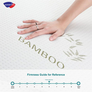 Nhà thoải mái gấp nệm, Bộ nhớ bọt tri-gấp Nệm Topper với siêu mềm tre Nệm bìa, không trượt cơ sở trại - Product Image 5