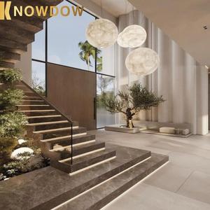 Knowdow biệt thự cao cấp biệt thự cầu thang nổi bậc thang thép hiện đại bậc thang nổi bậc thang thép khung xoắn ốc biệt thự sang trọng - Product Image 6