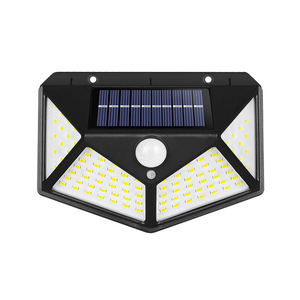 <b>Solar</b> Wall Lamp 100LED LED Cool White Light Water Resistant Outdoor Courtyard <b>Lighting</b> - Product Image 1